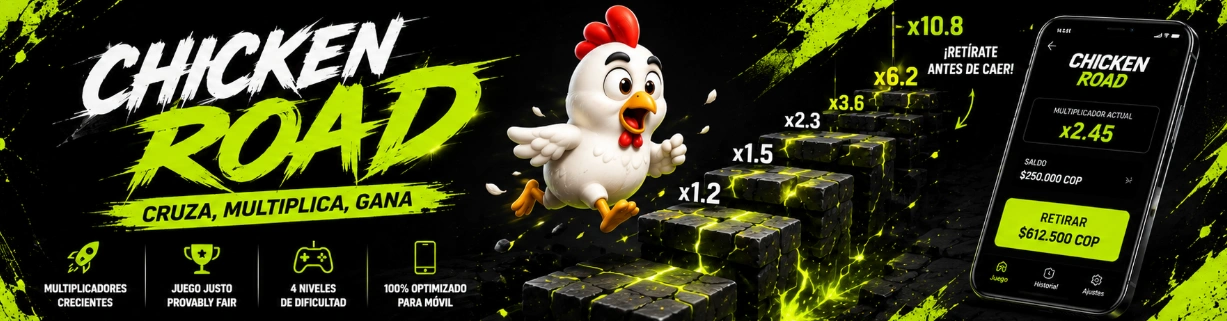 Banner horizontal de Chicken Road